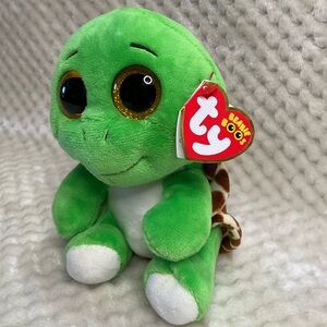 Ty Beanie Boo Plush Turbo the Turtle Stuffed Animal Toy with Tags